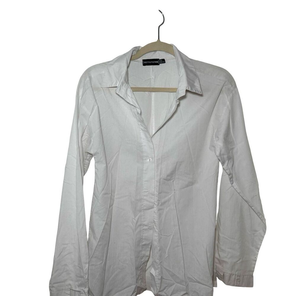 Prettylittlething Women's White Blouse